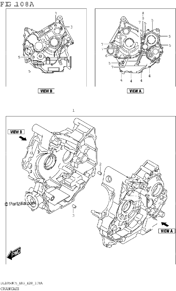 Diagrama de CRANKCASE