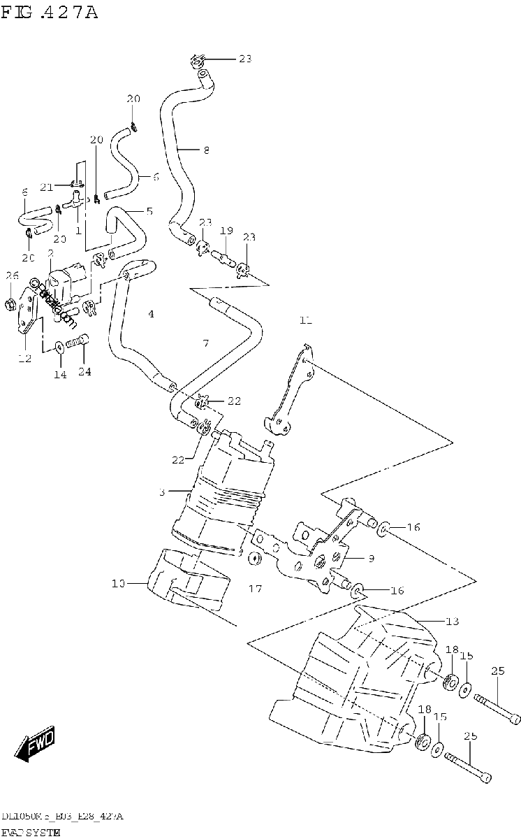 Diagrama de EVAP SYSTEM