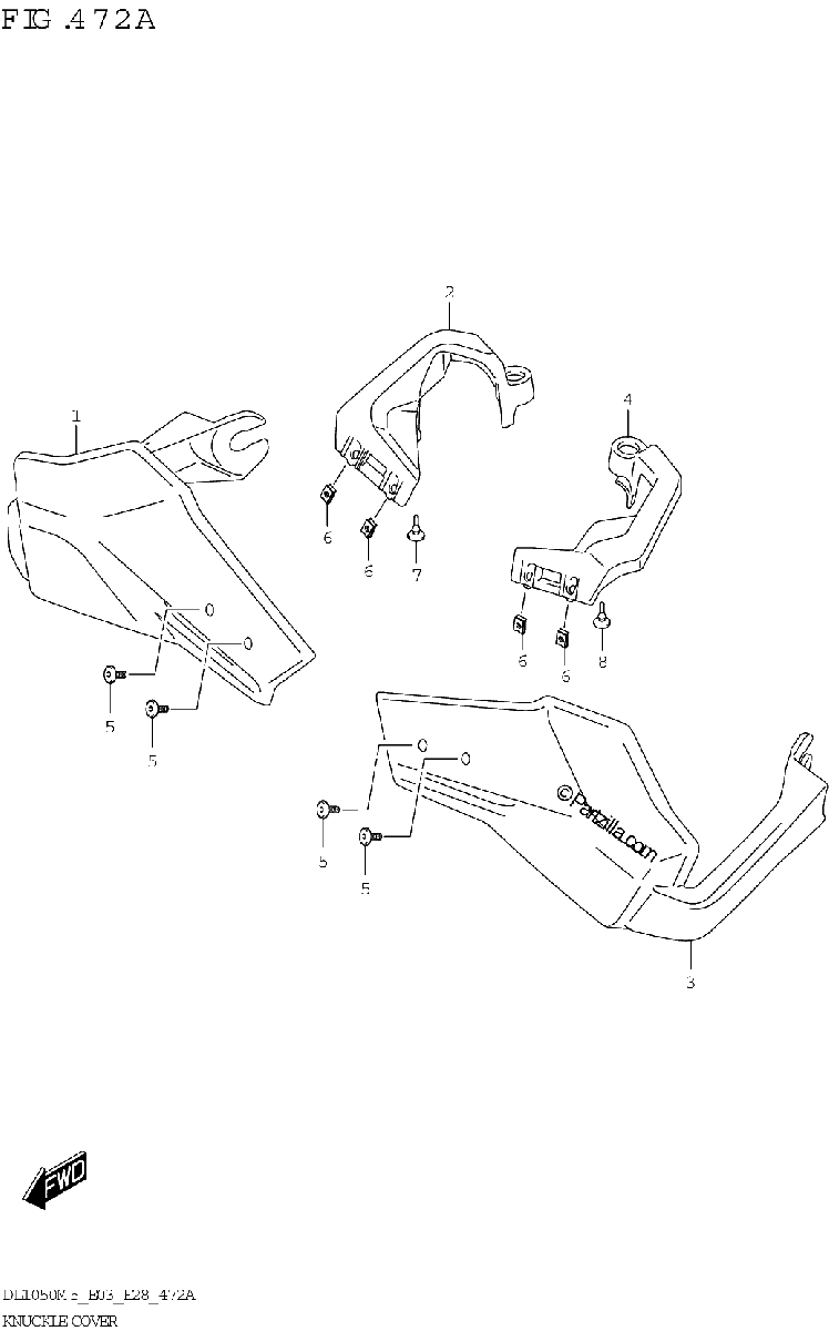 Diagrama de KNUCKLE COVER
