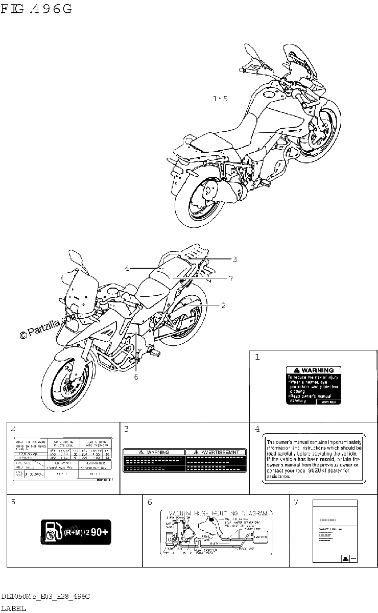 Diagrama de LABEL DL1050RR E33