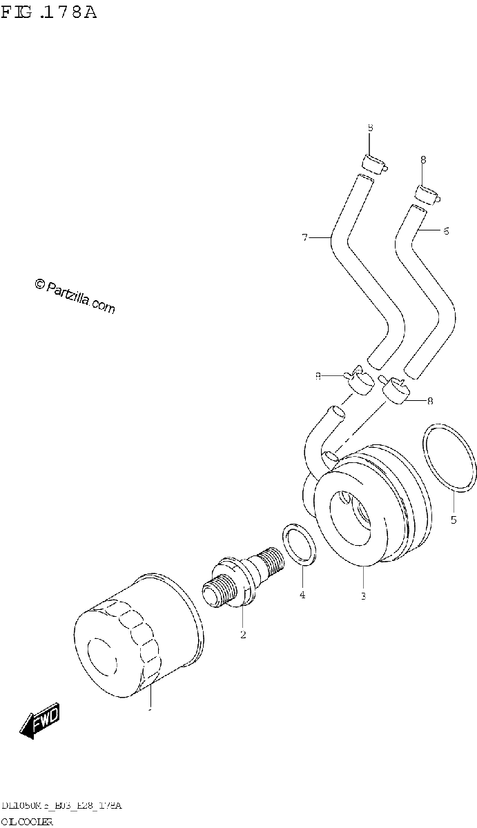 Diagrama de OIL COOLER