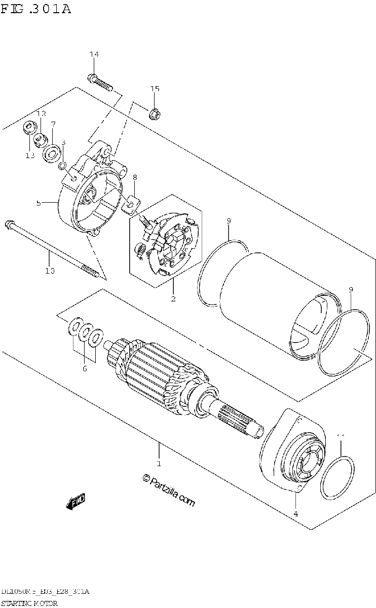 Diagrama de STARTING MOTOR