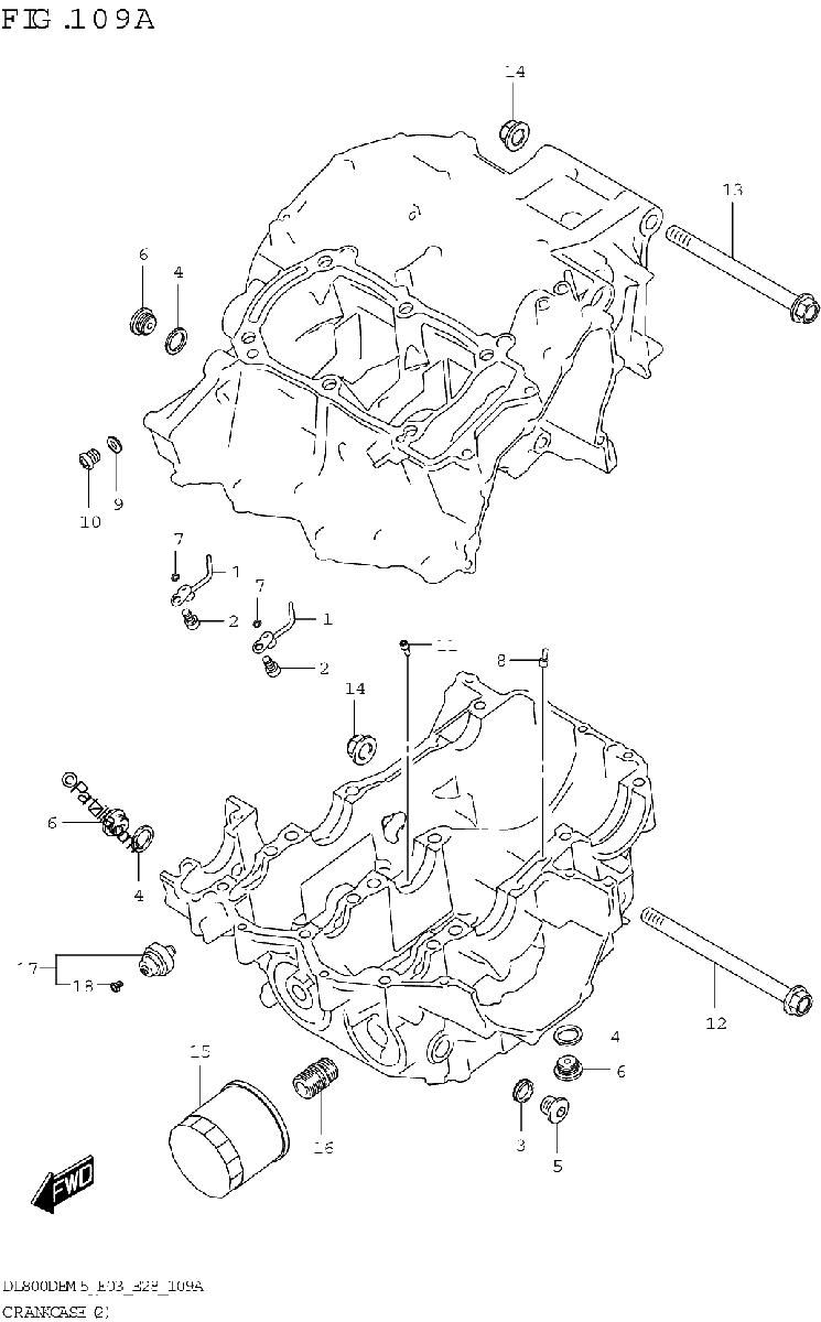 Diagrama de CRANKCASE 2