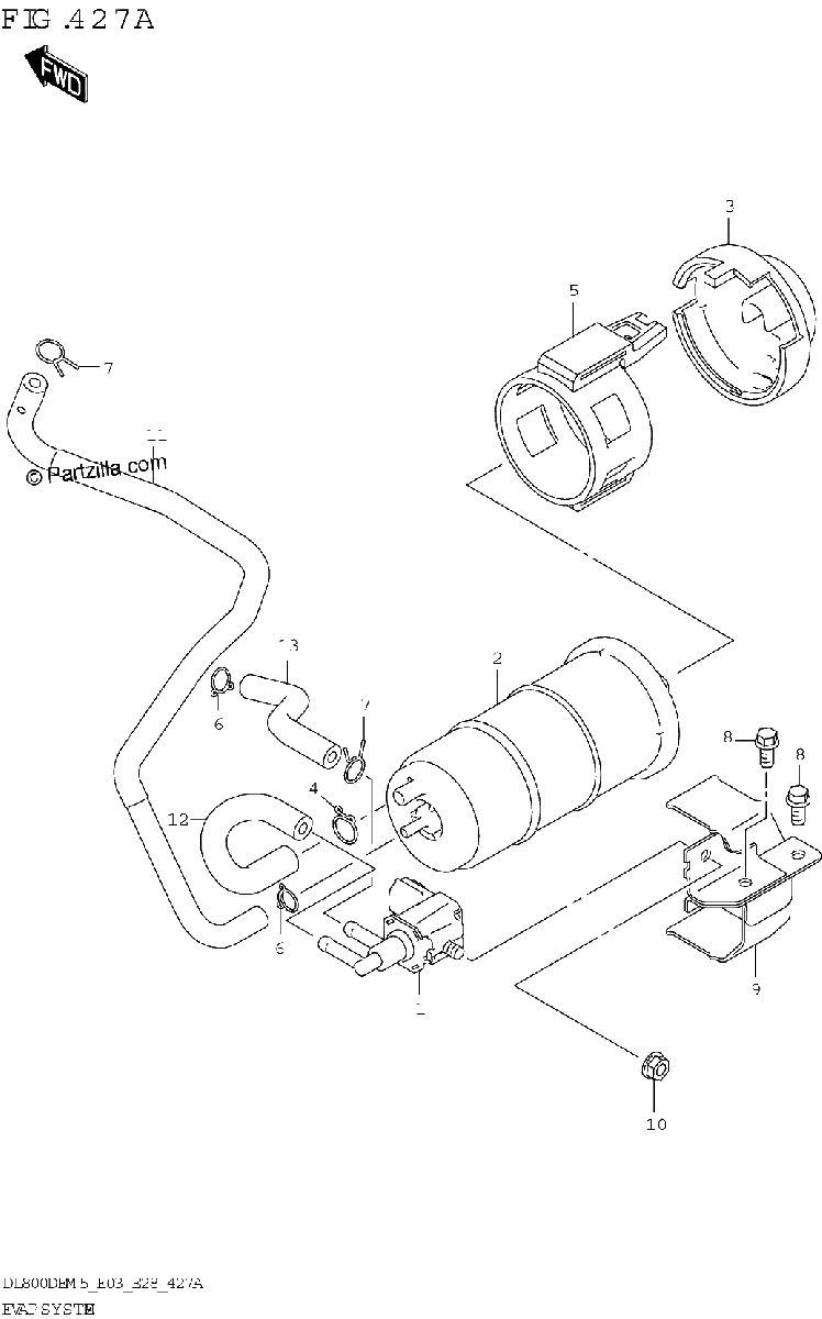 Diagrama de EVAP SYSTEM