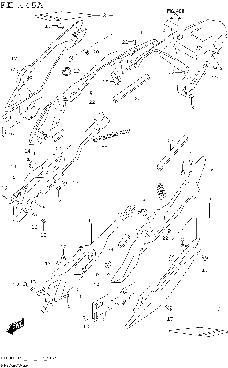 Diagrama de FRAME COVER