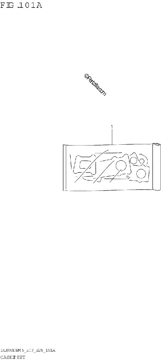Diagrama de GASKET SET