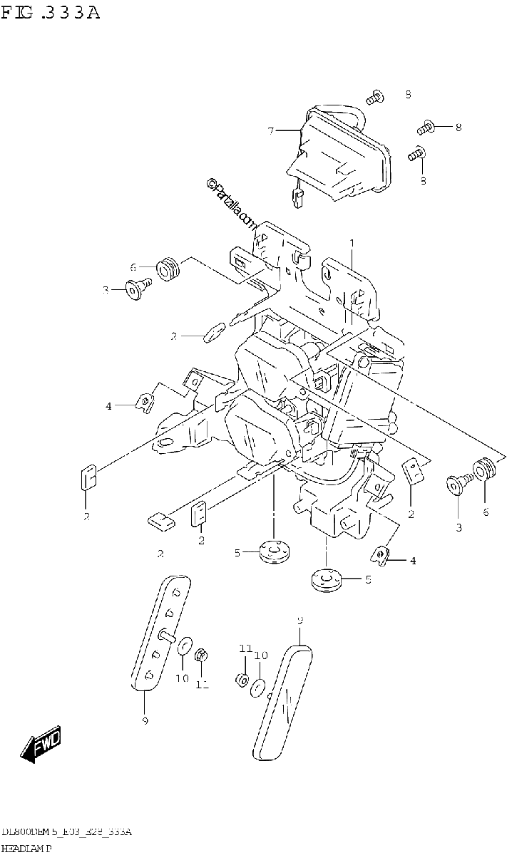 Diagrama de HEADLAMP