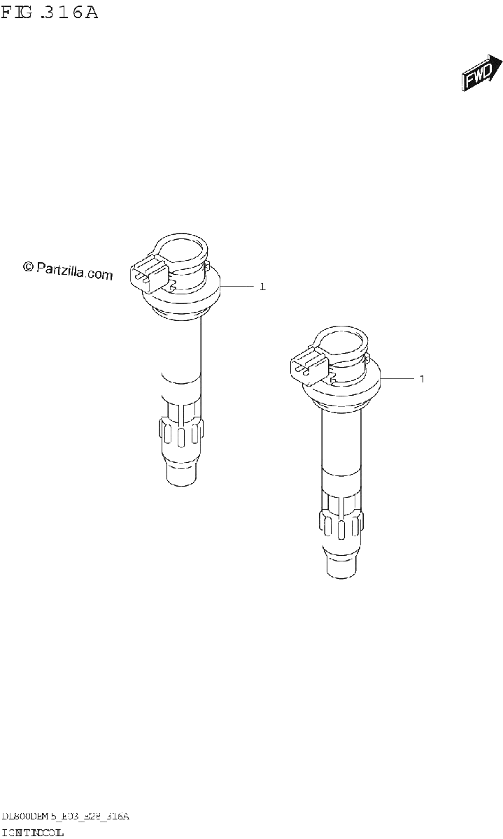 Diagrama de IGNITION COIL