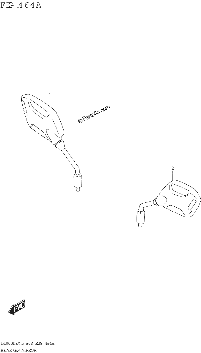Diagrama de REAR VIEW MIRROR