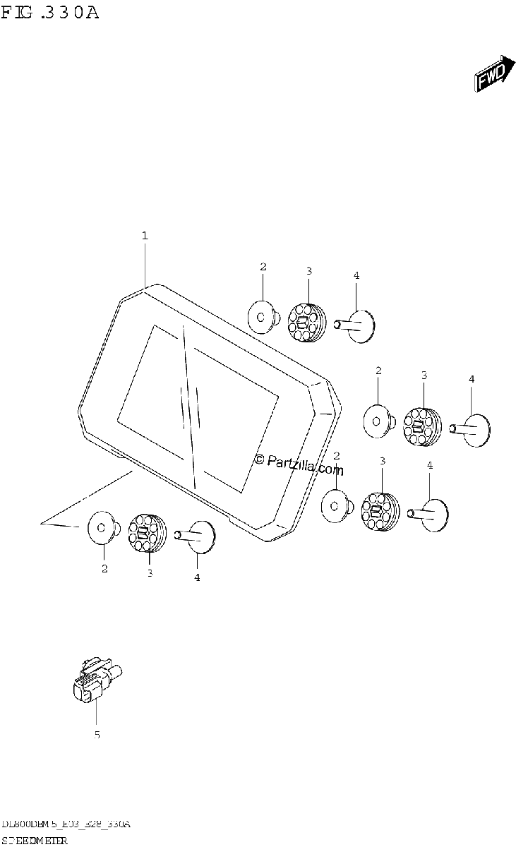 Diagrama de SPEEDOMETER E28