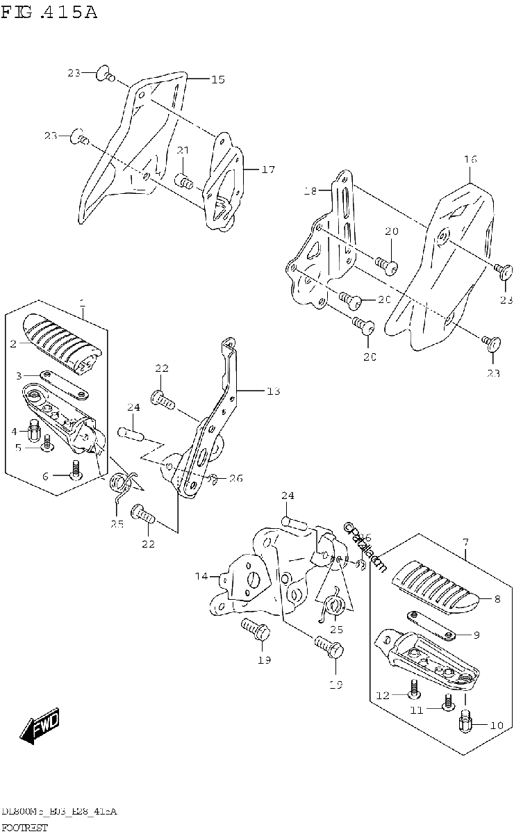 Diagrama de FOOTREST