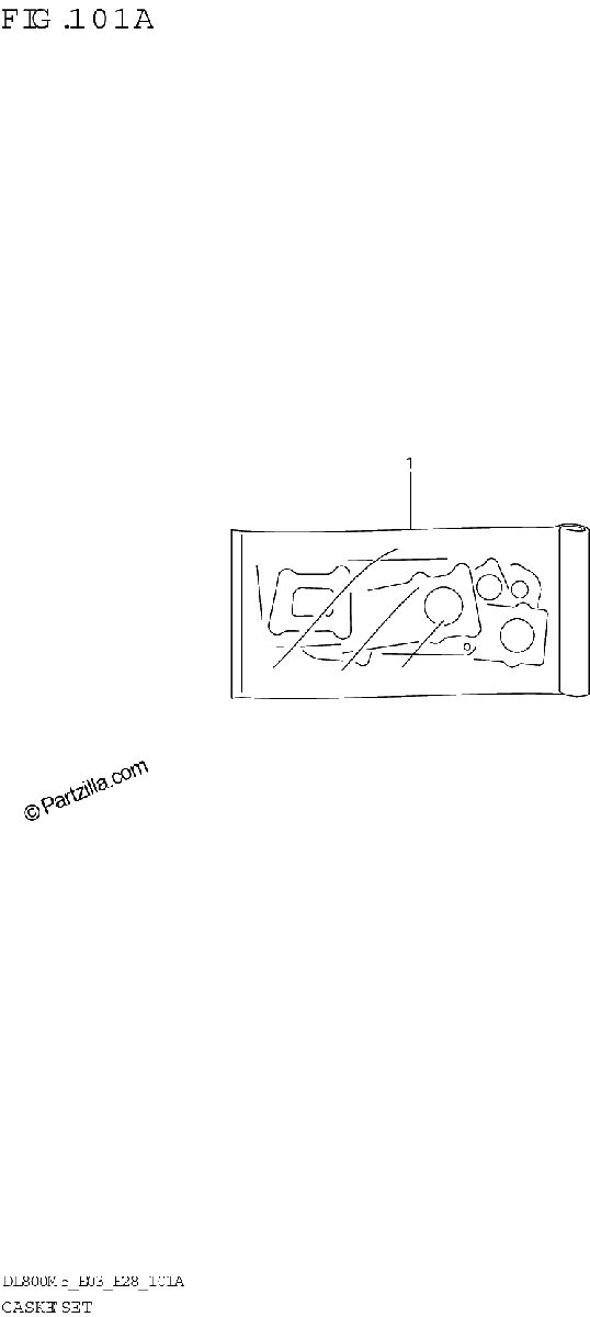 Diagrama de GASKET SET