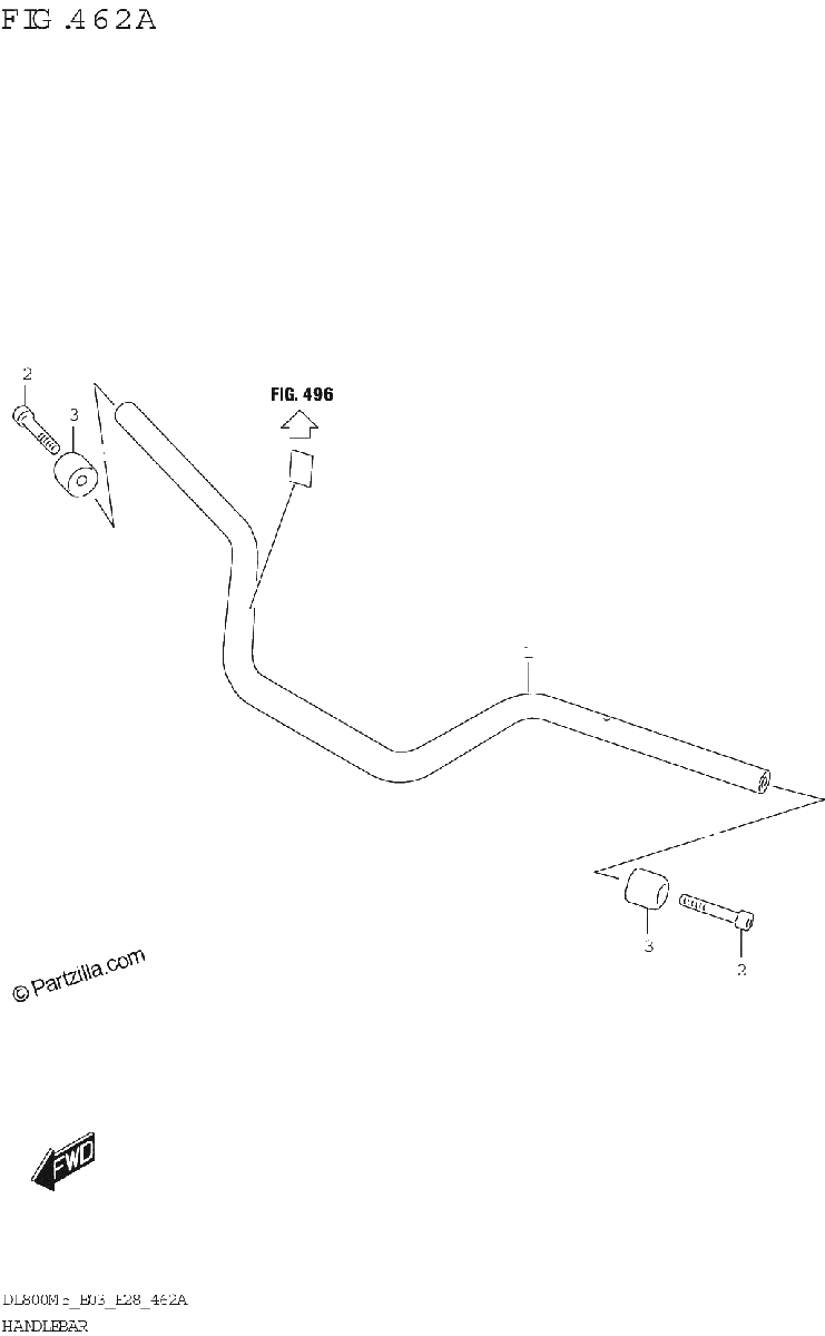 Diagrama de HANDLEBAR