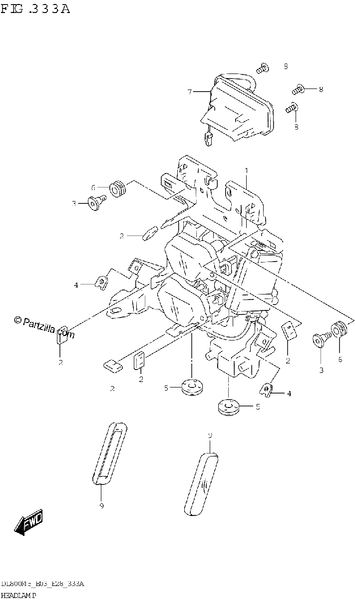 Diagrama de HEADLAMP