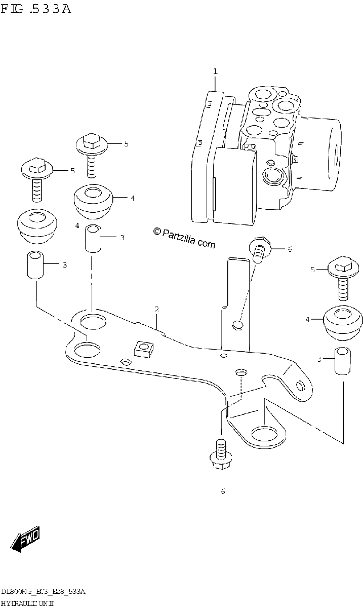 Diagrama de HYDRAULIC UNIT