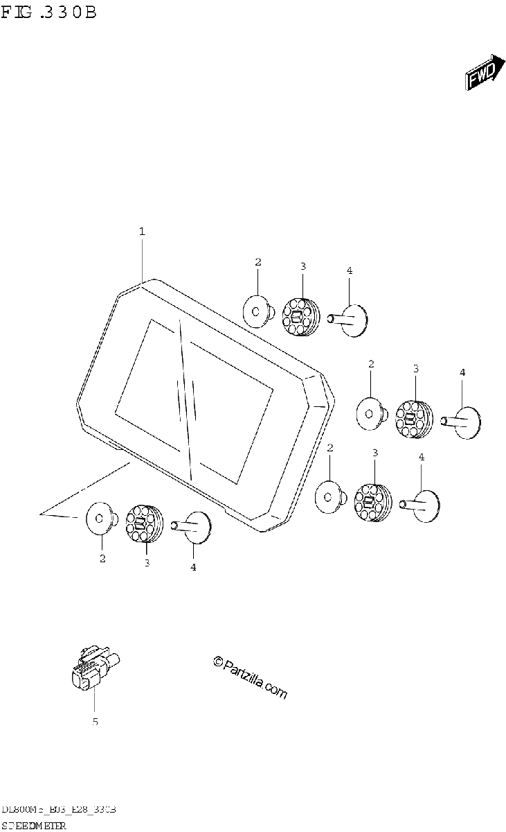 Diagrama de SPEEDOMETER E03 E33