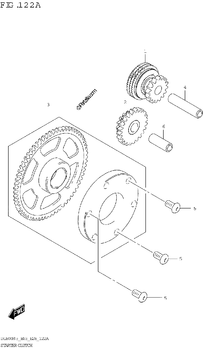 Diagrama de STARTER CLUTCH