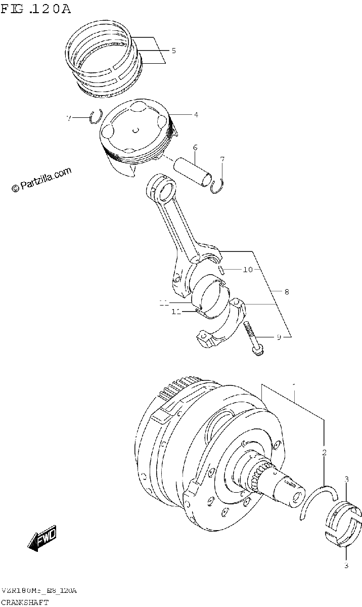 Diagrama de CRANKSHAFT