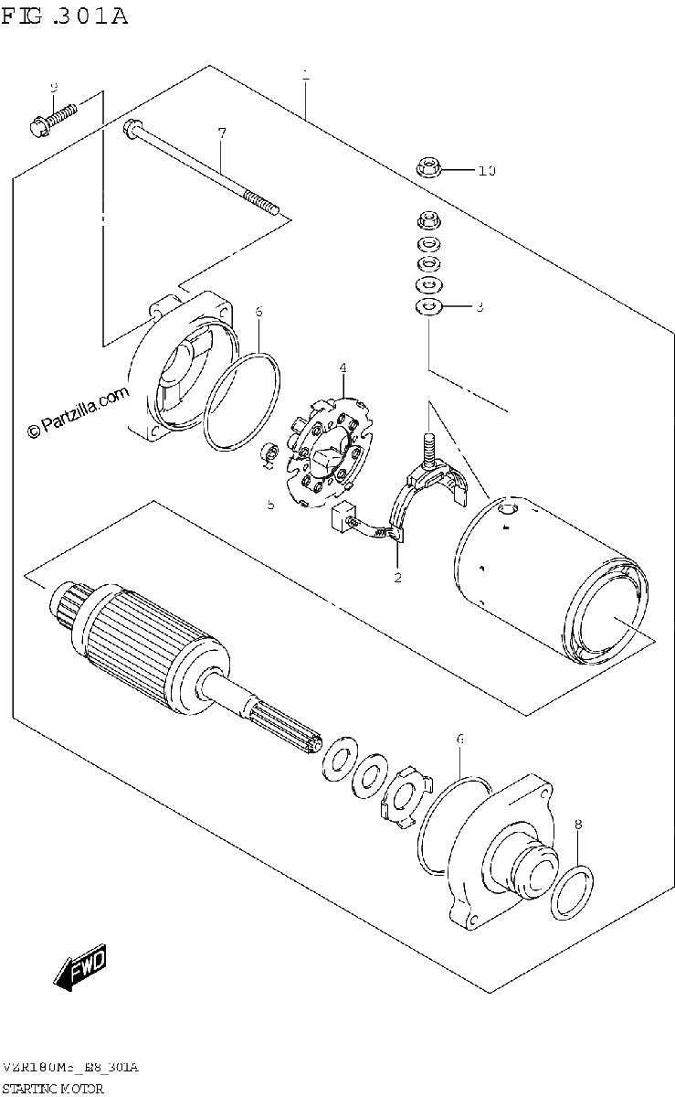 Diagrama de STARTING MOTOR