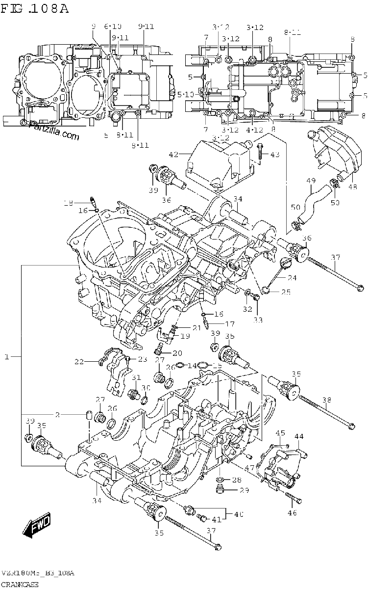 Diagrama de CRANKCASE
