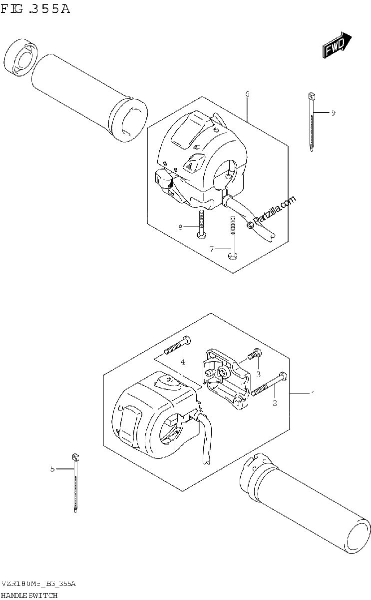 Diagrama de HANDLE SWITCH
