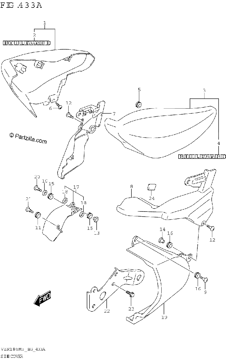 Diagrama de SIDE COVER