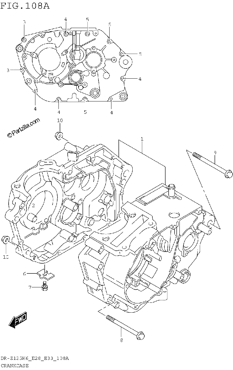 Diagrama de CRANKCASE