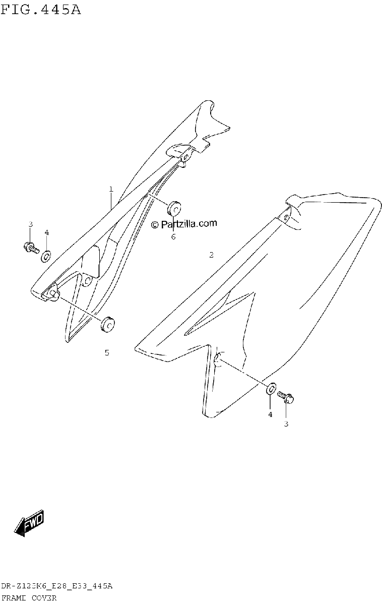 Diagrama de FRAME COVER