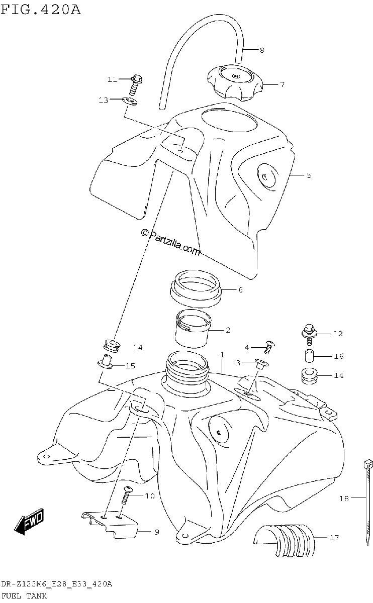 Diagrama de FUEL TANK