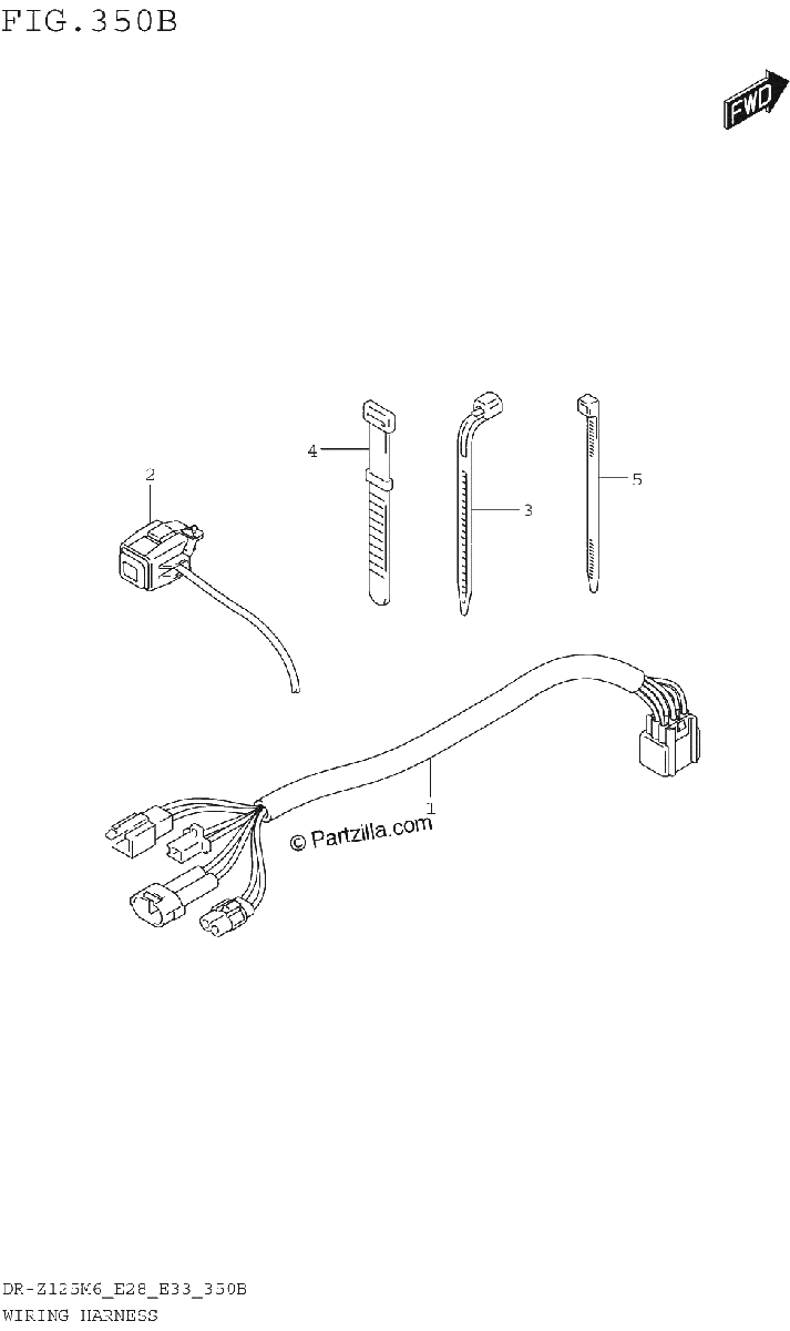 Diagrama de WIRING HARNESS E33