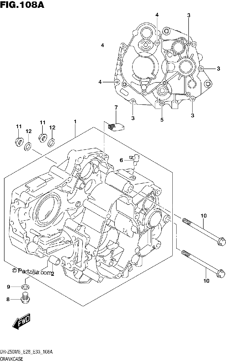 Diagrama de CRANKCASE