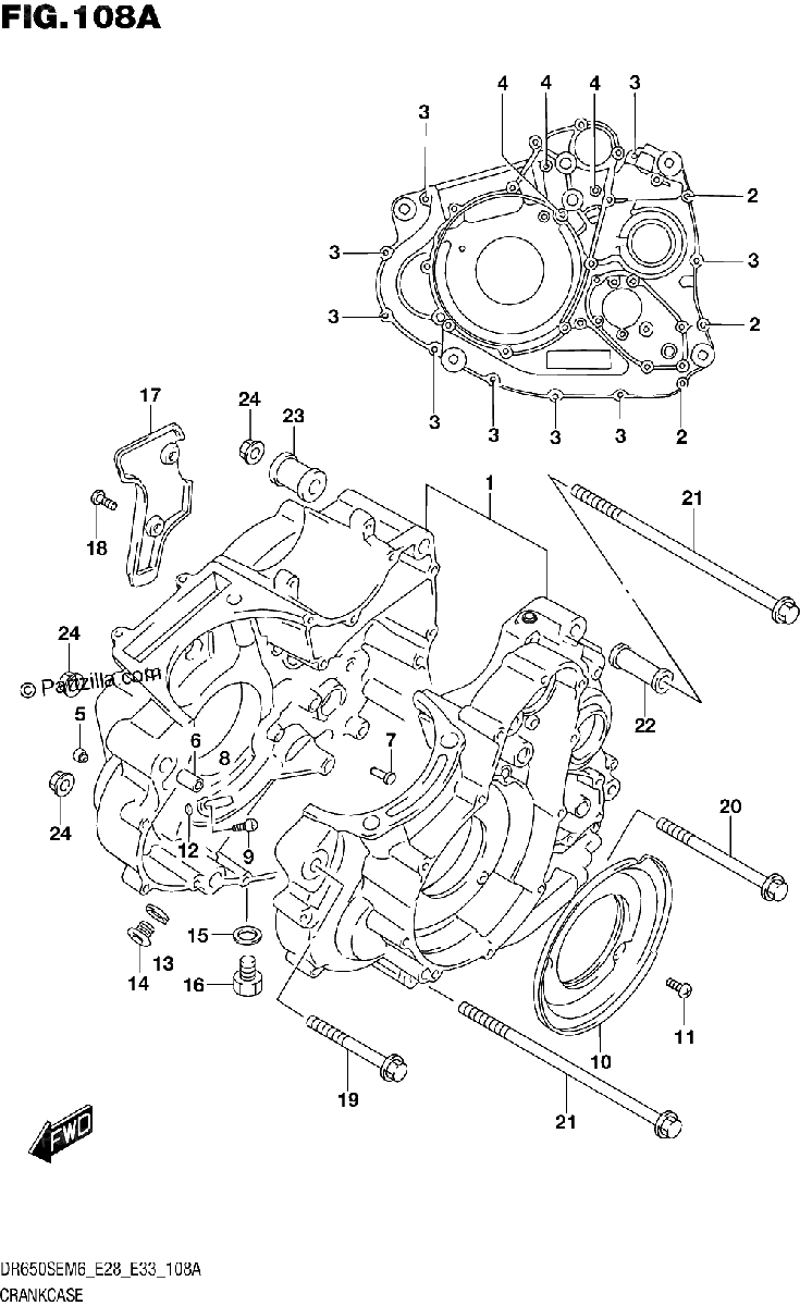 Diagrama de CRANKCASE