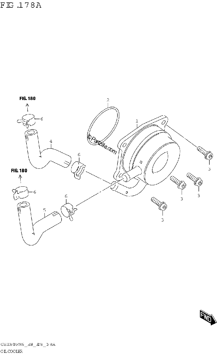 Diagrama de OIL COOLER