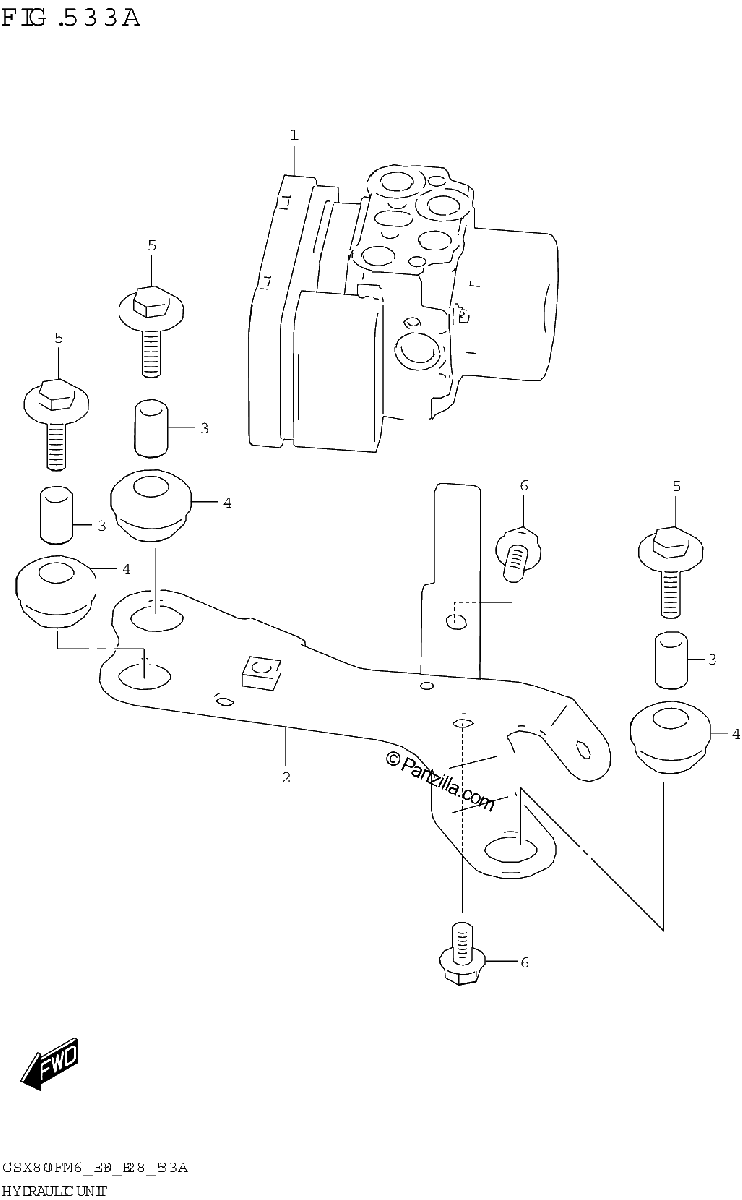 Diagrama de HYDRAULIC UNIT