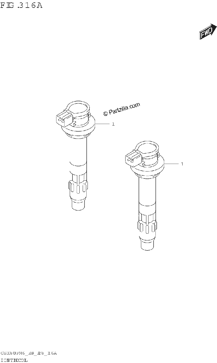 Diagrama de IGNITION COIL
