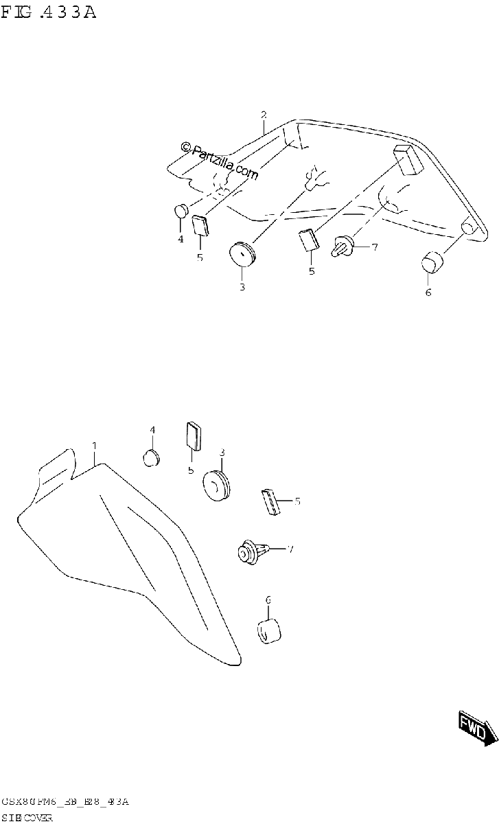 Diagrama de SIDE COVER