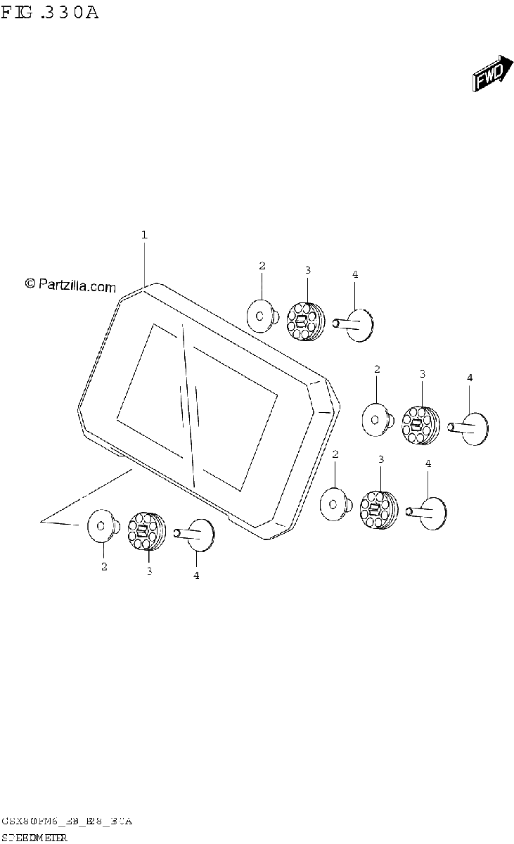 Diagrama de SPEEDOMETER E28