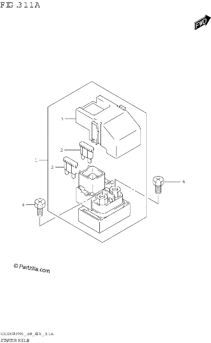 Diagrama de STARTOR RELAY