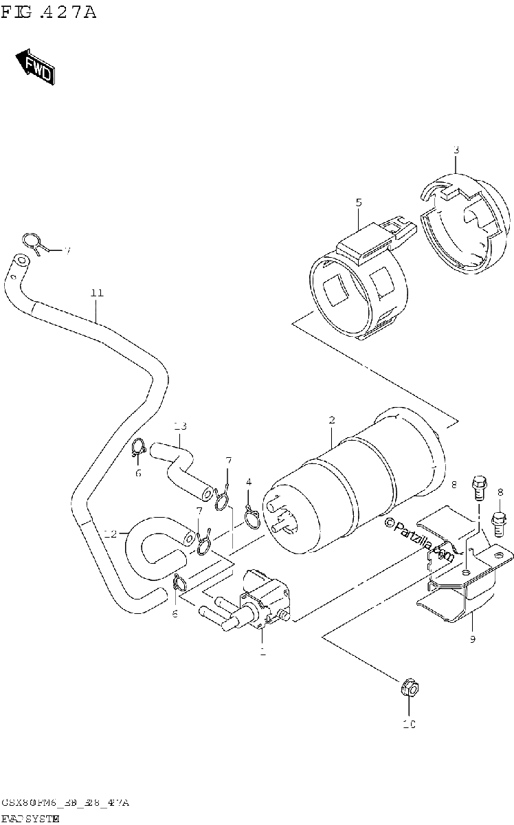 Diagrama de EVAP SYSTEM