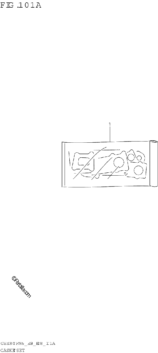 Diagrama de GASKET SET