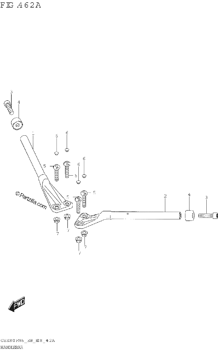Diagrama de HANDLEBAR
