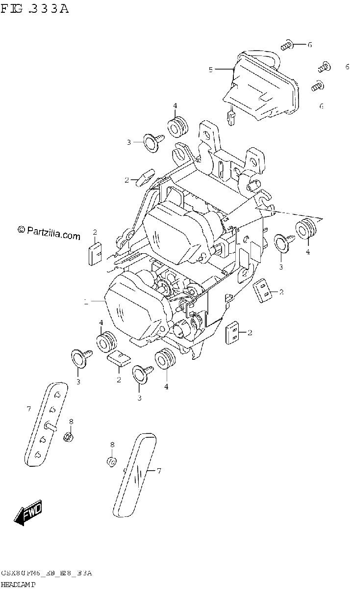 Diagrama de HEADLAMP