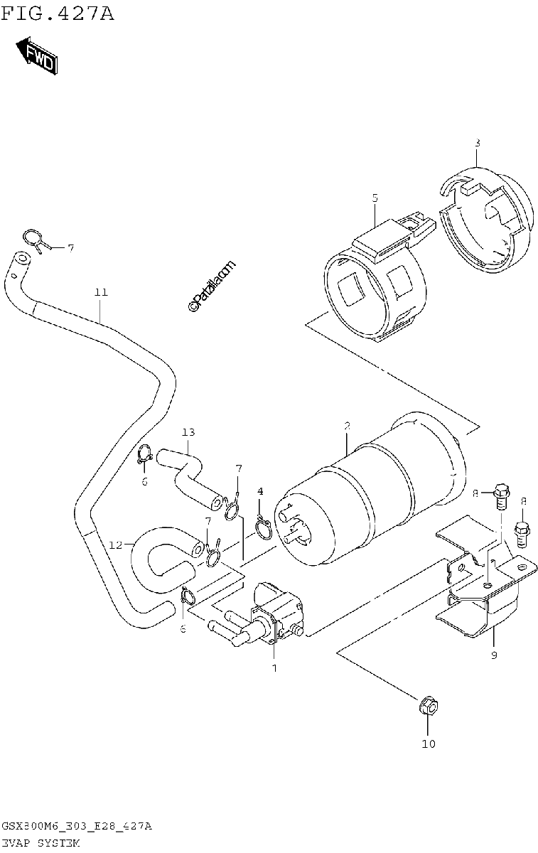 Diagrama de EVAP SYSTEM