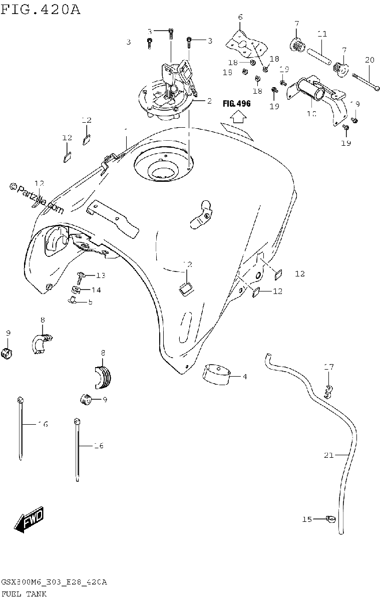Diagrama de FUEL TANK