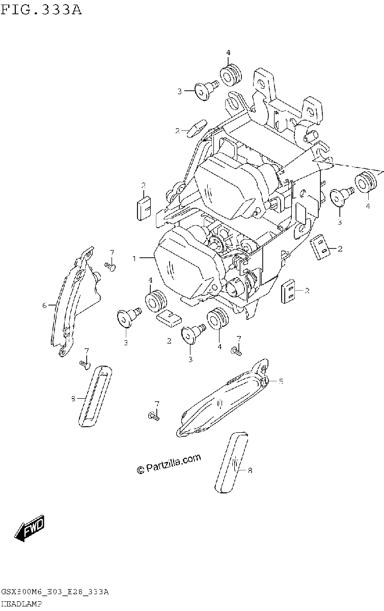 Diagrama de HEADLAMP