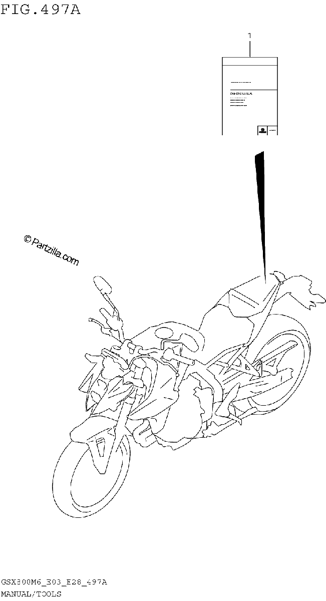 Diagrama de MANUAL TOOLS GSX800RQM6 E03