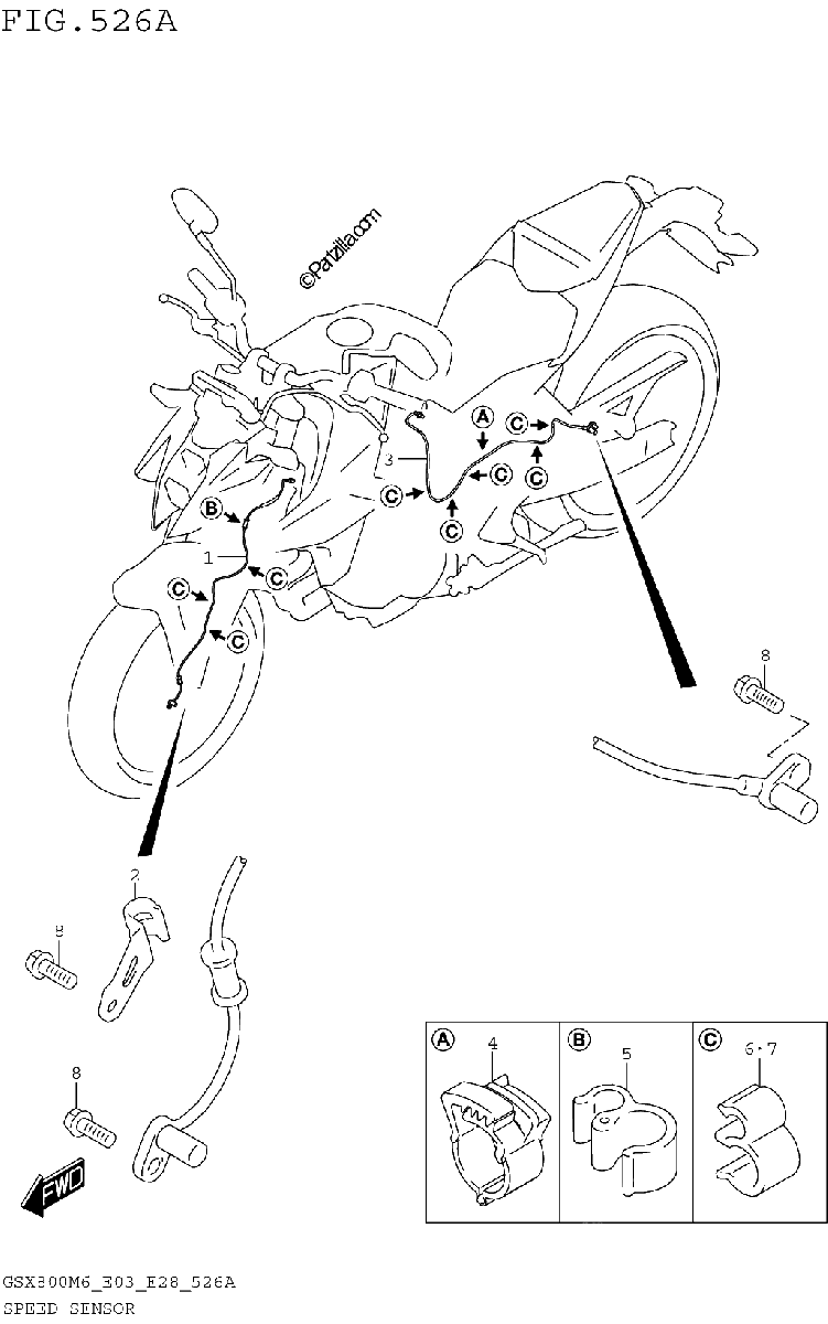 Diagrama de SPEED SENSOR