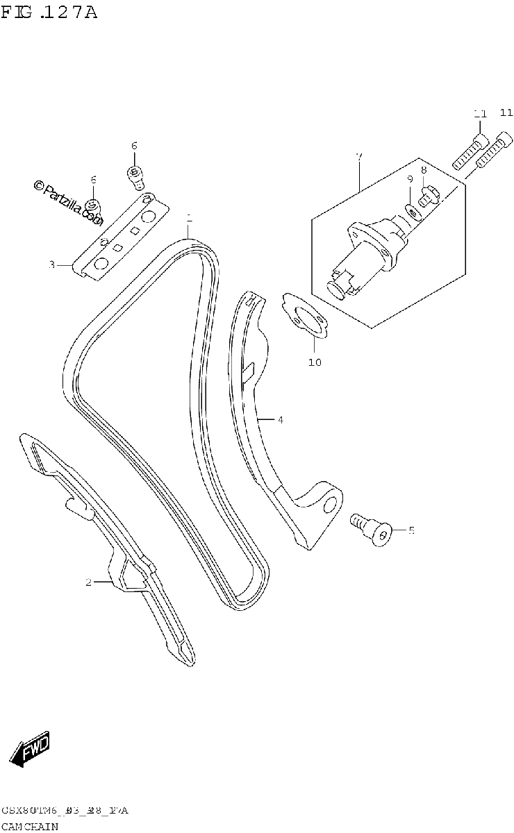 Diagrama de CAM CHAIN