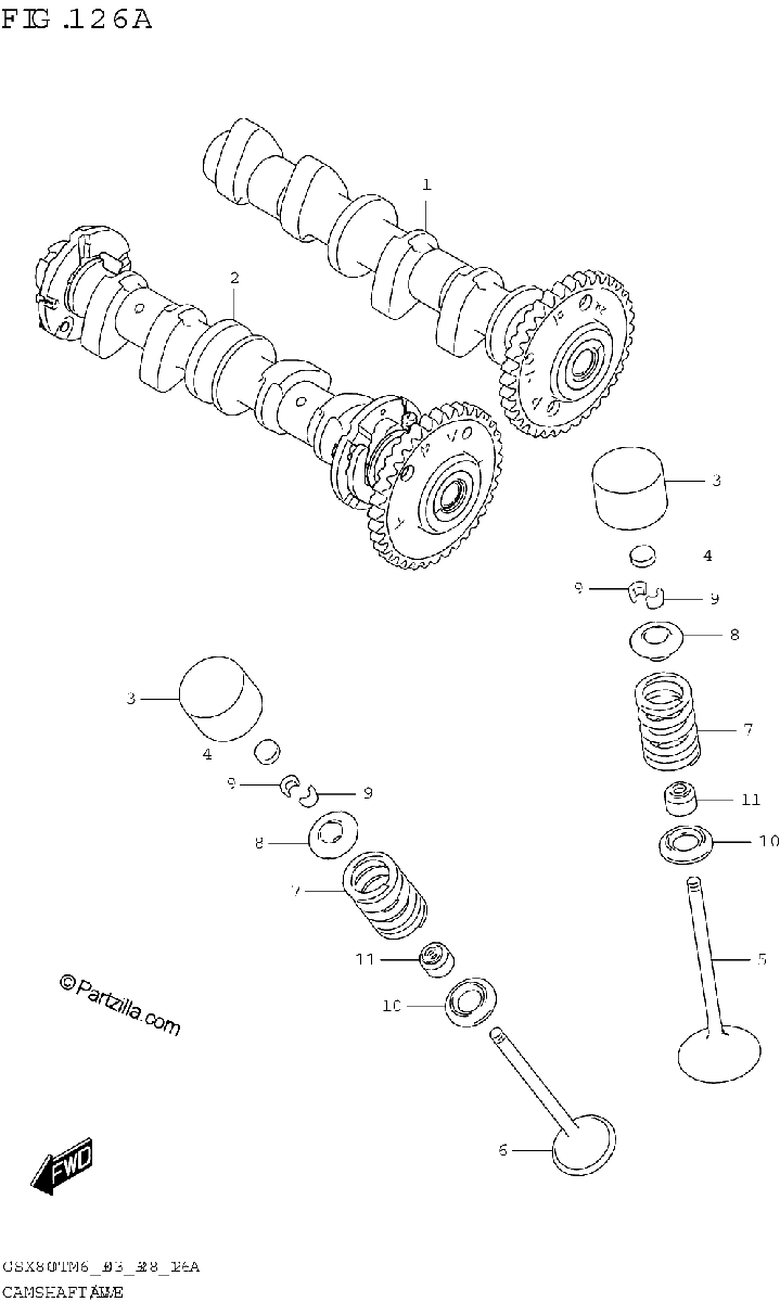 Diagrama de CAMSHAFT VALVE