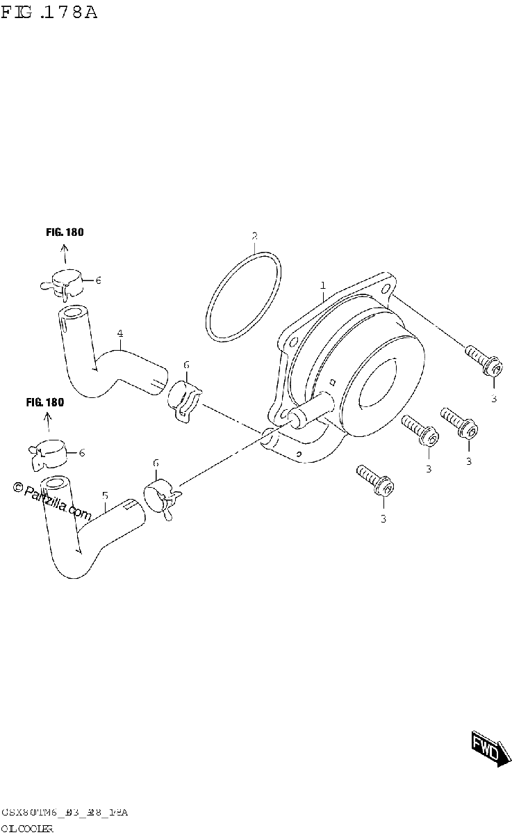 Diagrama de OIL COOLER